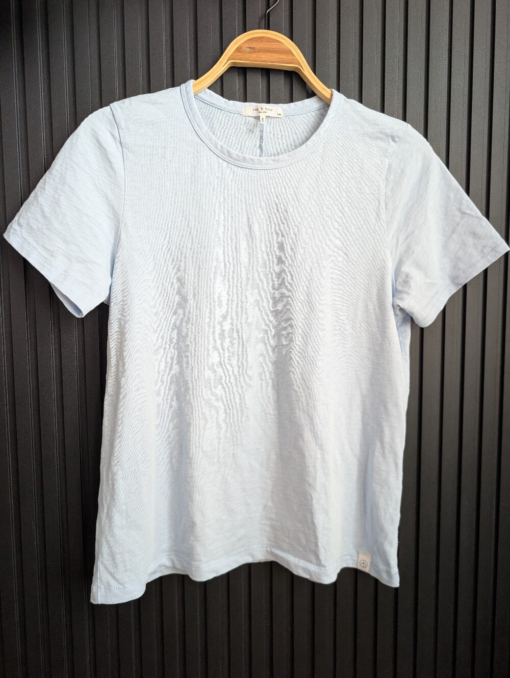 Rag & Bone Women's The Slub Tee Blue | Size M